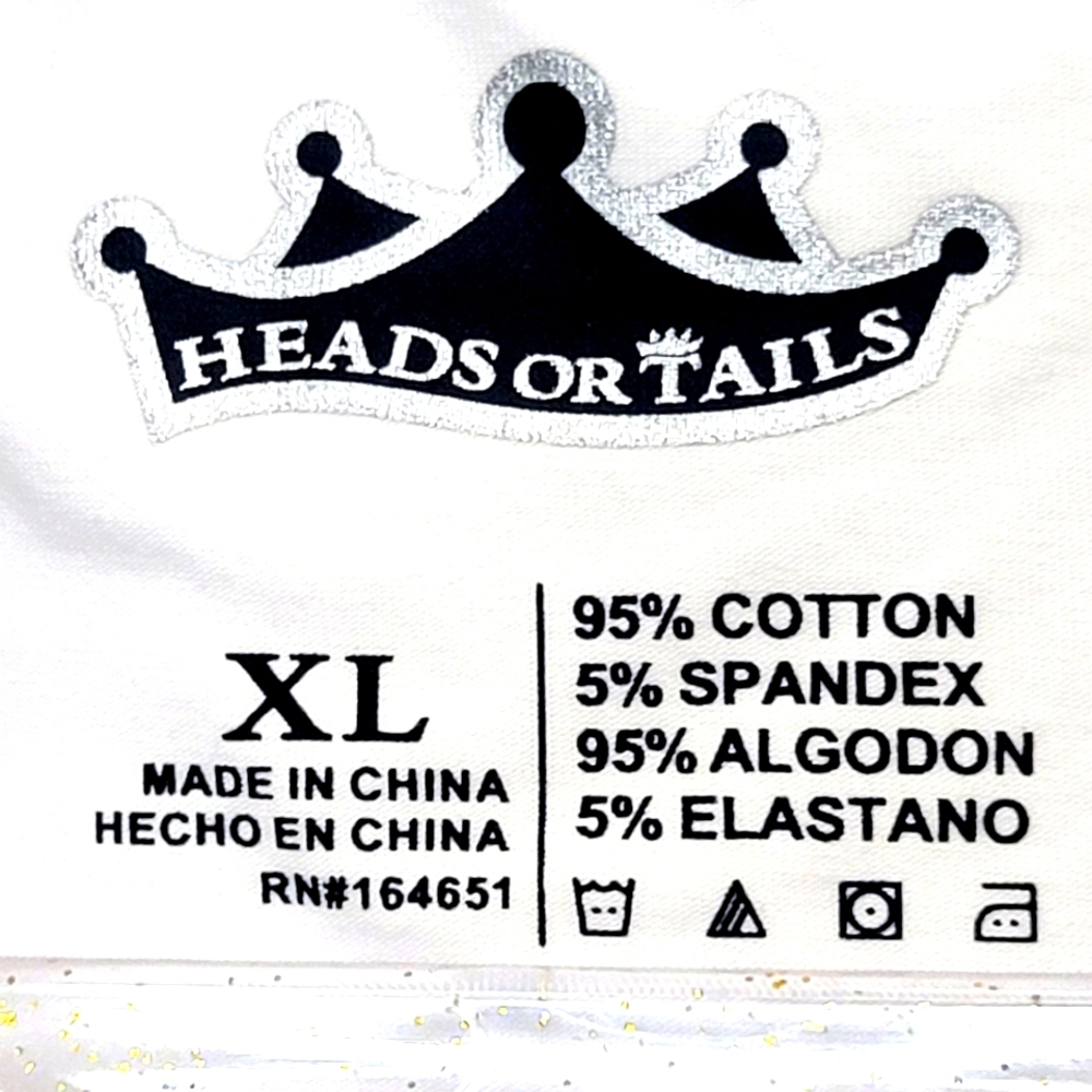 🖤Heads or Tails Rhinestone Studded Tee - Picture 8 of 9